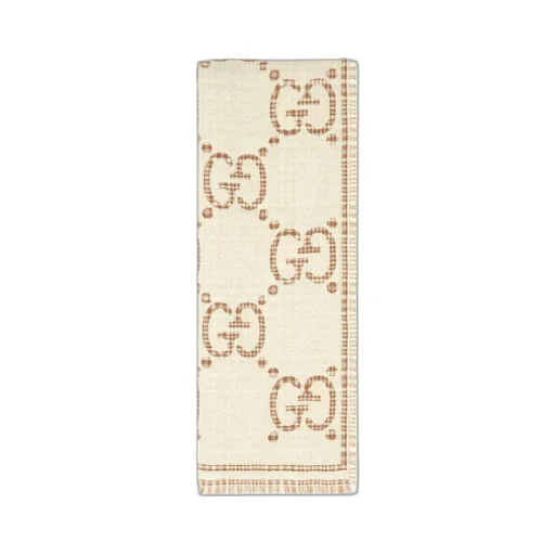 GG wool jacquard scarf