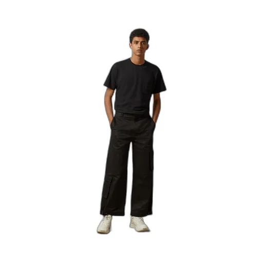 Cotton jersey T-shirt with patch