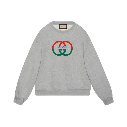 Cotton jersey printed sweatshirt
