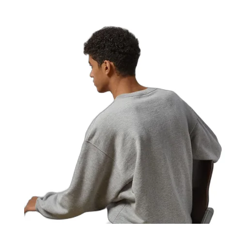 Cotton jersey printed sweatshirt