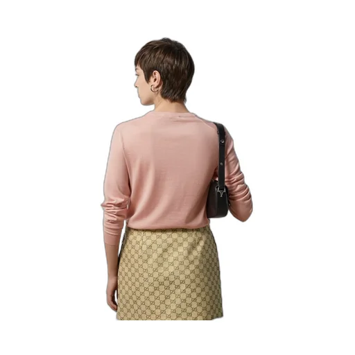 Wool jumper with Interlocking G