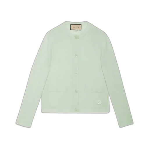Fine cashmere cardigan with Interlocking G