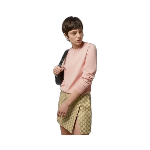 Wool jumper with Interlocking G