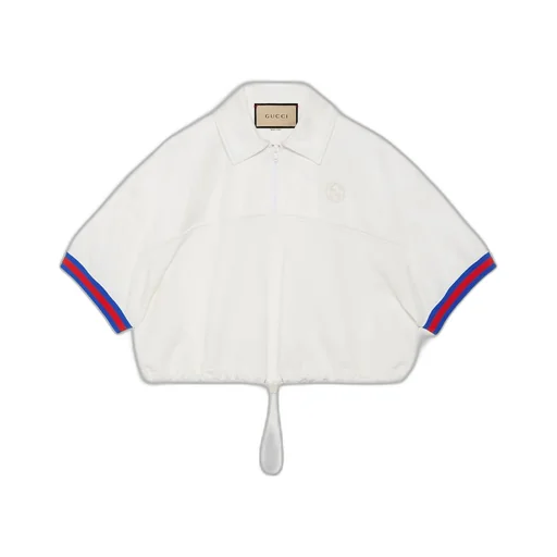 Jersey polo shirt with Web