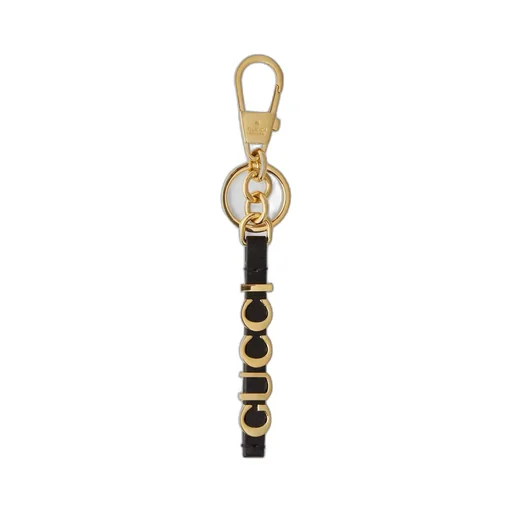 Keychain with Gucci script