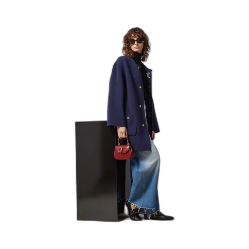 Reversible GG wool jacquard cardigan