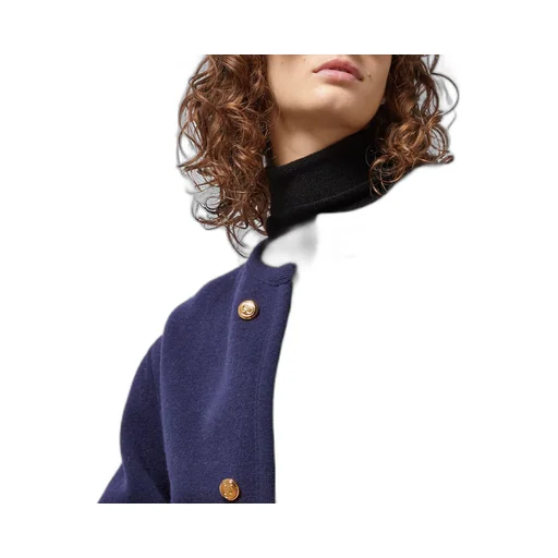 Reversible GG wool jacquard cardigan
