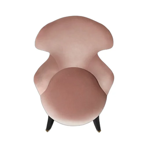 Velvet armchair