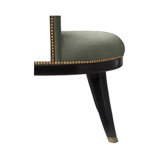 Velvet armchair