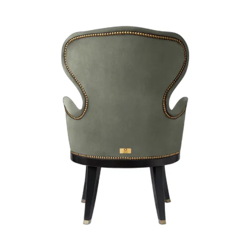 Velvet armchair