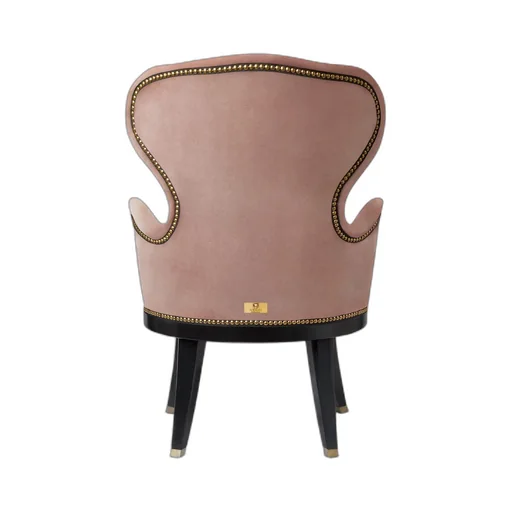 Velvet armchair