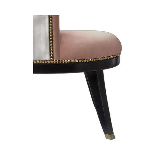 Velvet armchair