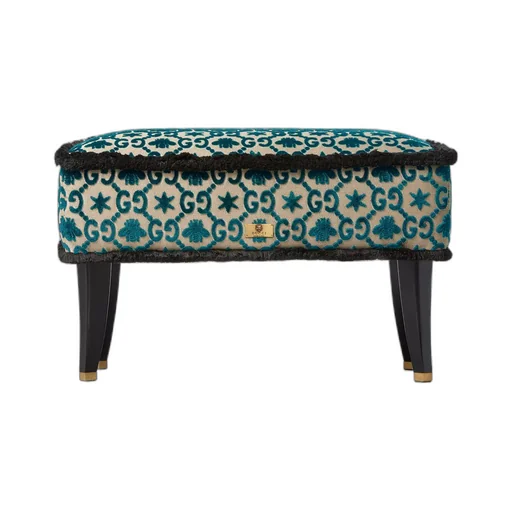 GG jacquard stool