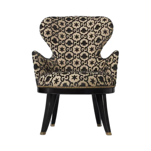GG jacquard armchair
