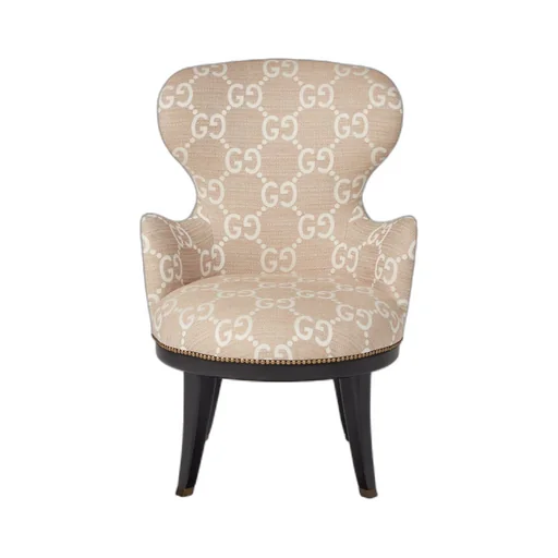 GG jacquard armchair