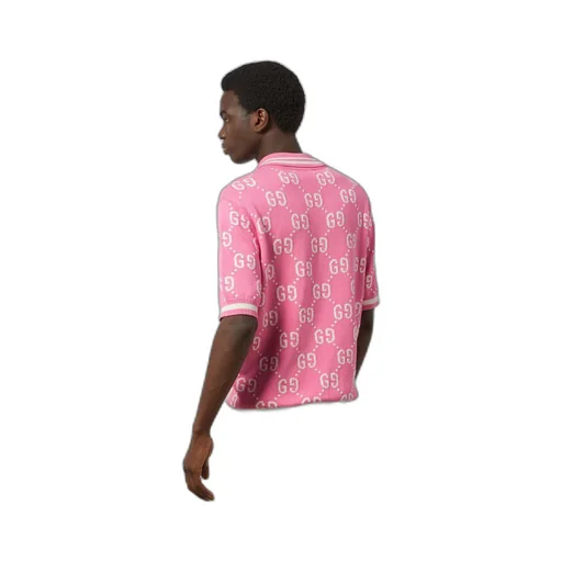GG cotton intarsia polo