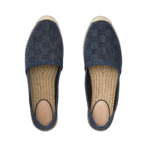 Women's espadrille with GG crystals