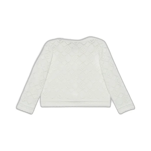 Baby cotton lace cardigan