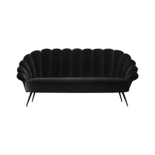 Velvet sofa