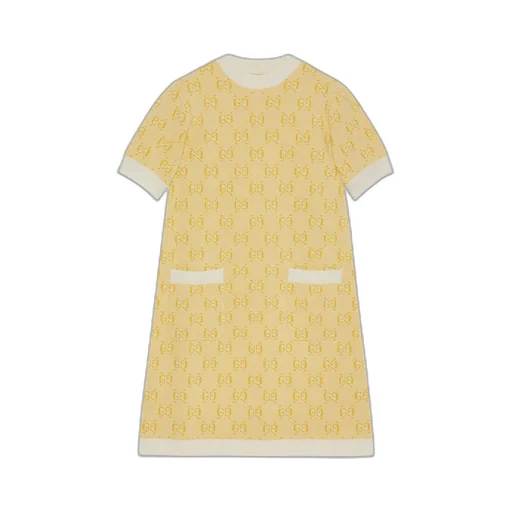 GG wool jacquard dress