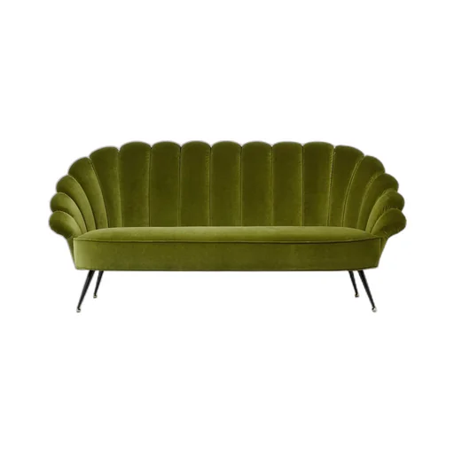 Velvet sofa