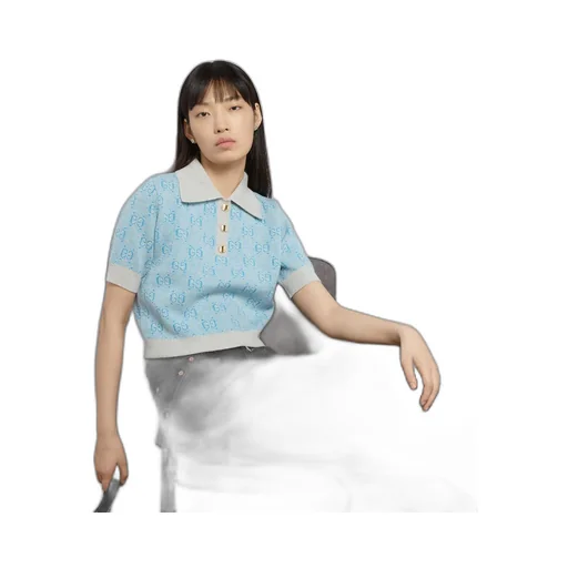 GG wool jacquard polo
