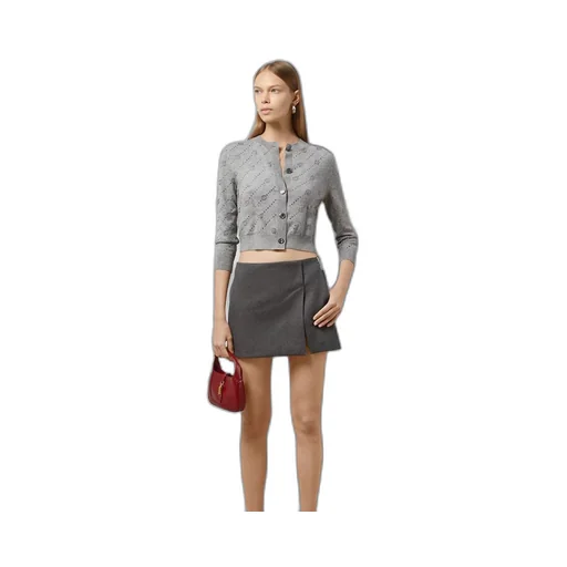 Cashmere cardigan with Interlocking G