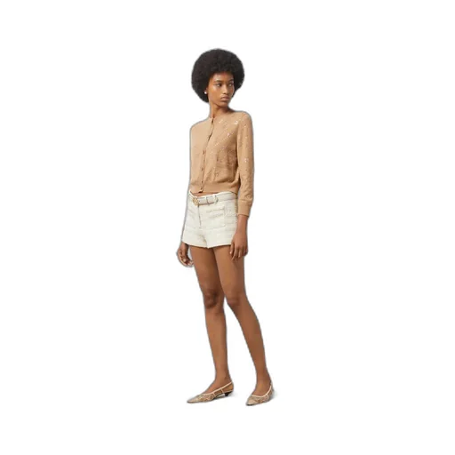 Cashmere cardigan with Interlocking G