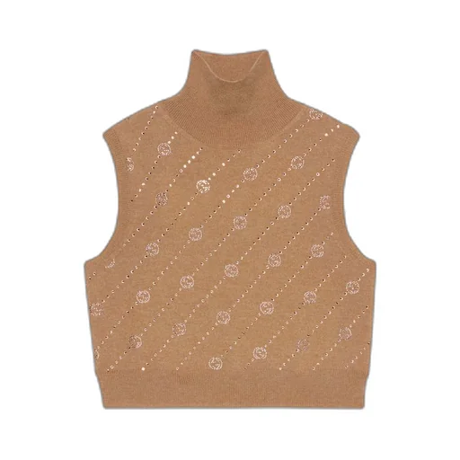 Cashmere top with Interlocking G