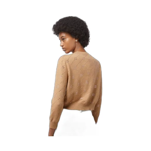 Cashmere cardigan with Interlocking G