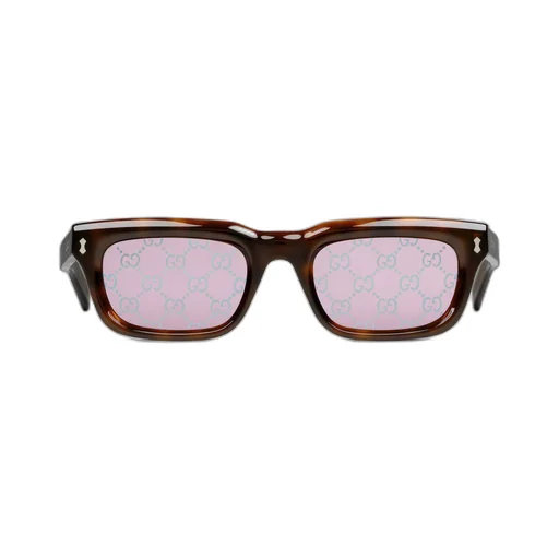 Rectangular frame sunglasses