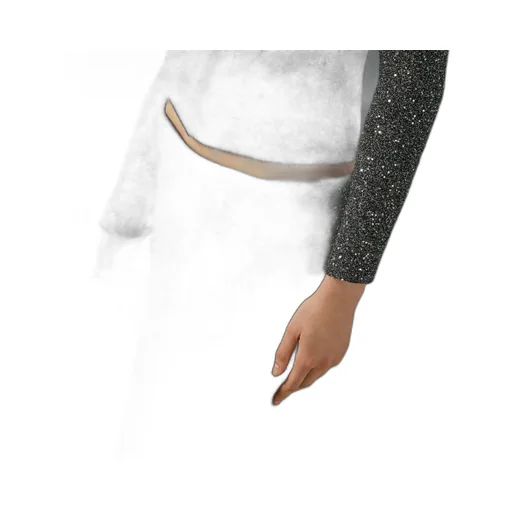 Viscose knit skirt with sequin embroidery