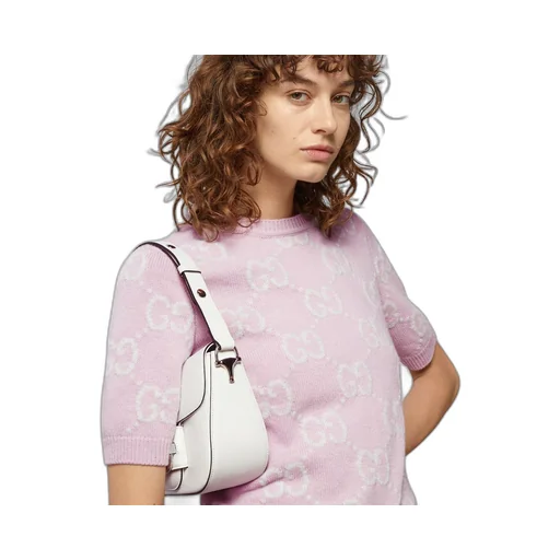GG knit wool top