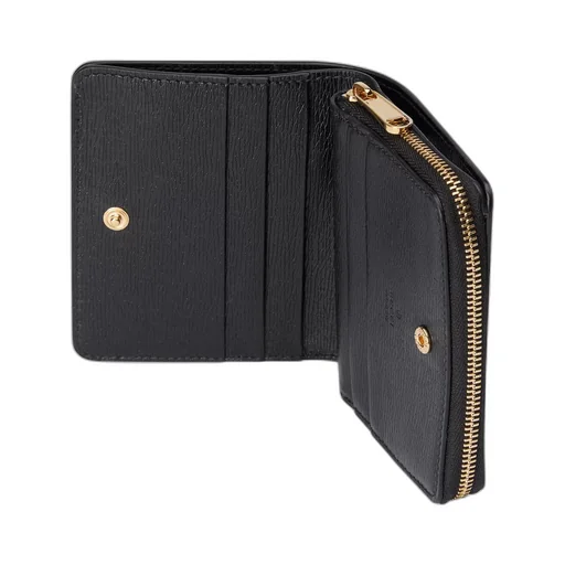 Mini wallet with Gucci script
