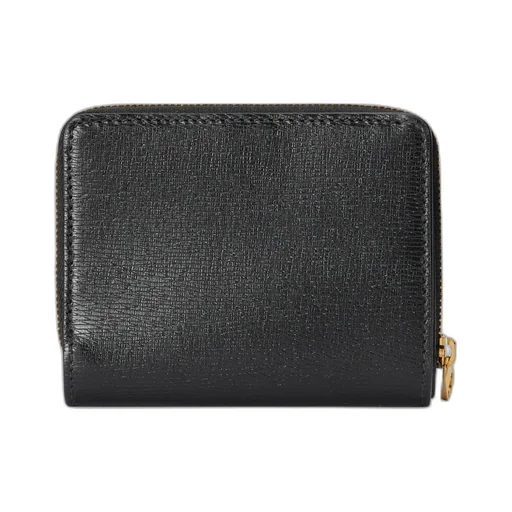 Mini wallet with Gucci script