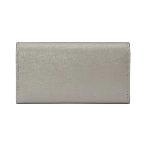 Continental wallet with Gucci script