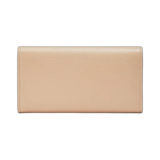 Continental wallet with Gucci script