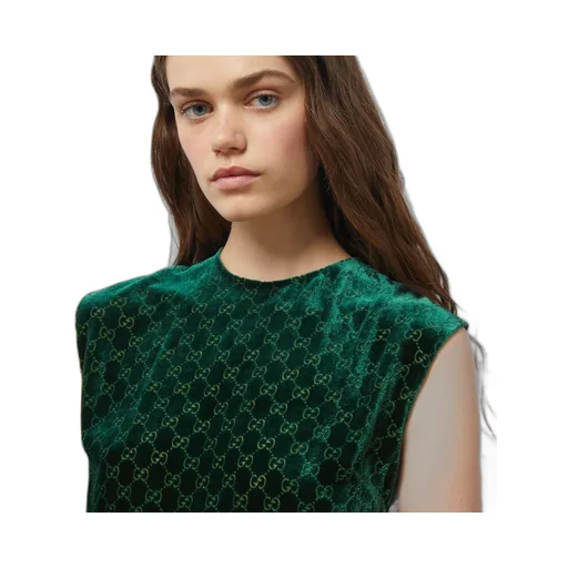 GG velvet top