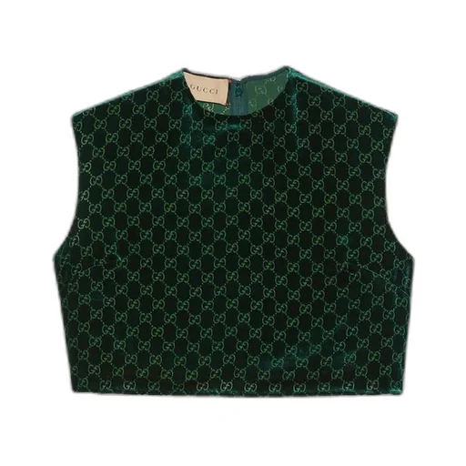 GG velvet top