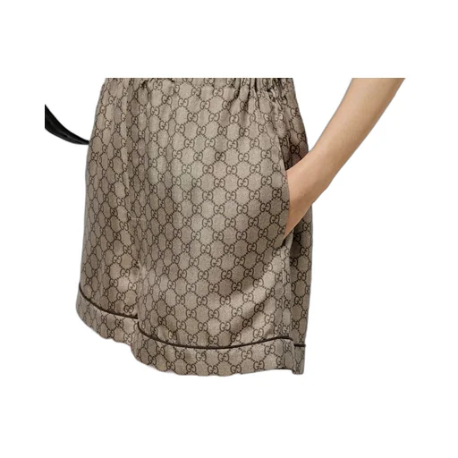 GG Supreme silk shorts