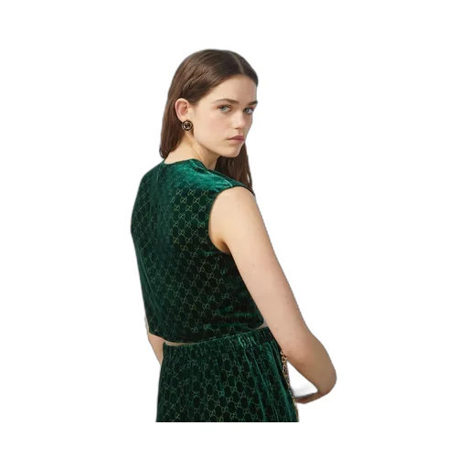 GG velvet top