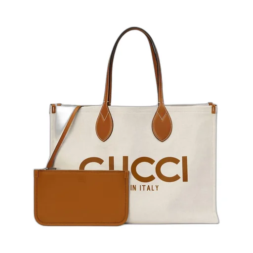 Tote bag with Gucci print
