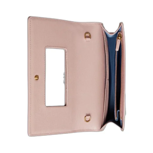 Chain wallet with Gucci script