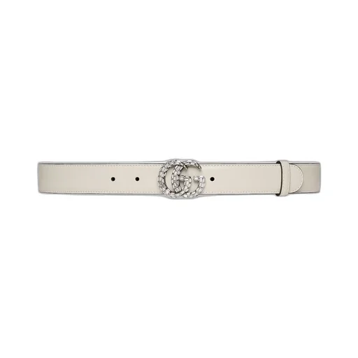 GG Marmont thin belt with crystals