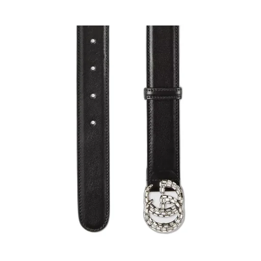 GG Marmont thin belt with crystals