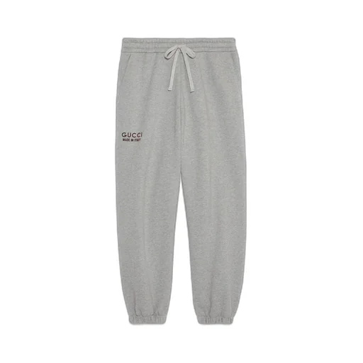 Cotton sweattrouser with print