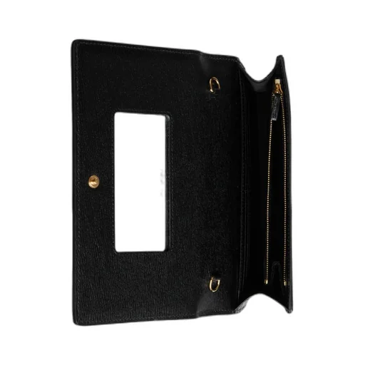 Chain wallet with Gucci script