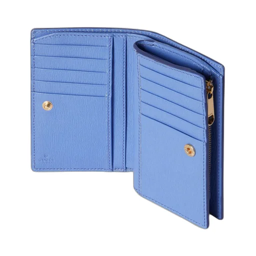 Zip around wallet with Gucci script