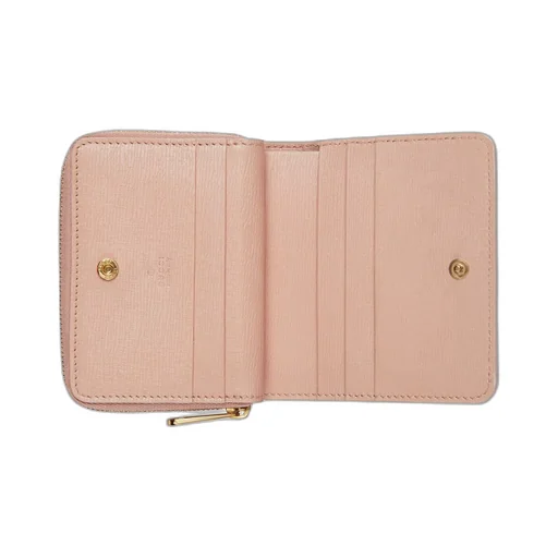 Mini wallet with Gucci script