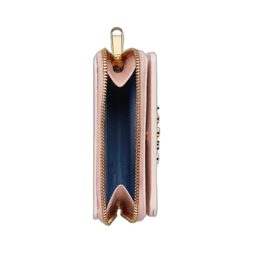 Mini wallet with Gucci script